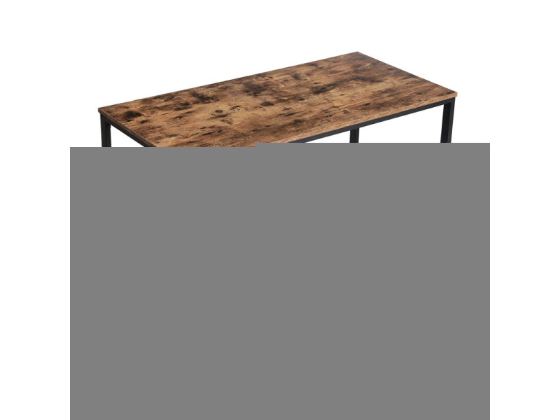 Vasagle Μεταλλικό Γραφείο με 2 Ράφια 120 x 60 x 75 cm  (LWD47X) (VASLWD47X)