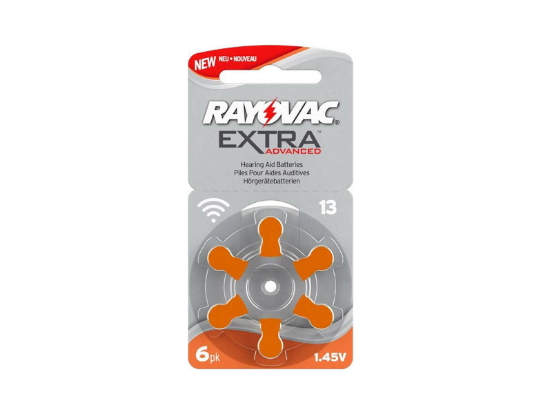 Rayovac Extra Advanced Μπαταρίες Ακουστικών Βαρηκοΐας 13 1.45V  (RAYPR48)