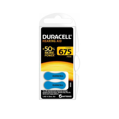 Duracell Activair Μπαταρίες Ακουστικών Βαρηκοΐας 675 1.4V 6τμχ (ACA675MF)(DURACA675MF) Duracell Activair Μπαταρίες Ακουστικών Βαρηκοΐας 675 1.4V 6τμχ (ACA675MF)(DURACA675MF)