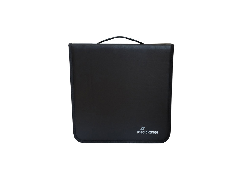 MediaRange Media storage wallet for 400 discs Synthetic Leather Black (MRBOX95)