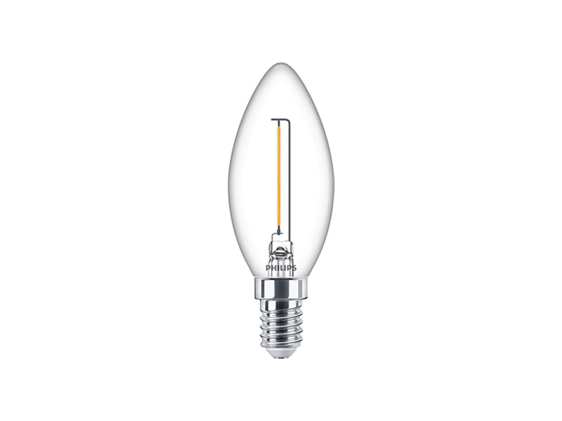 Philips E14 LED Warm White Filament Candle Bulb.1.4W (15W) (LPH02423) (PHILPH02423)