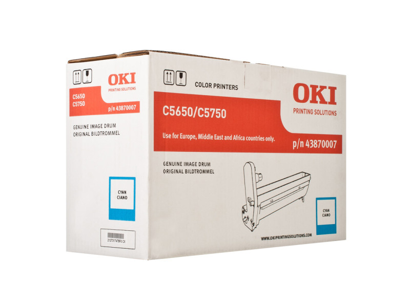 OKI C5650/5750 DRUM CYAN (43870007) (OKI-5650-CEP)