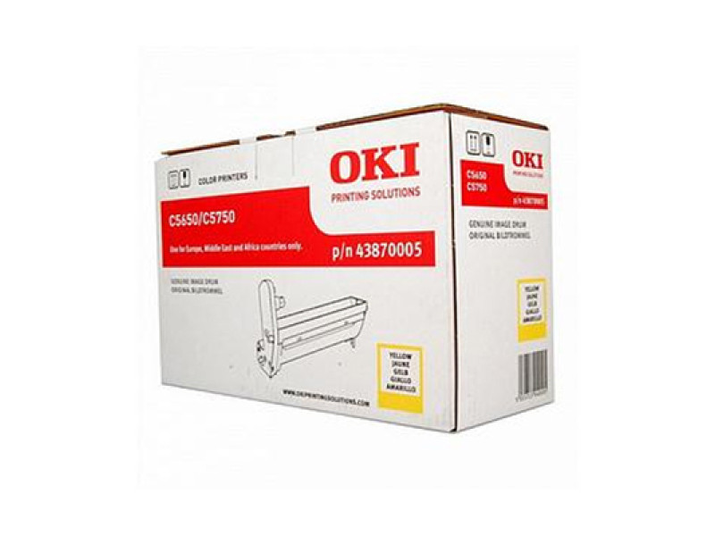 OKI C5650/C5750 DRUM YEL. (43870005) (OKI-5650-YEP)