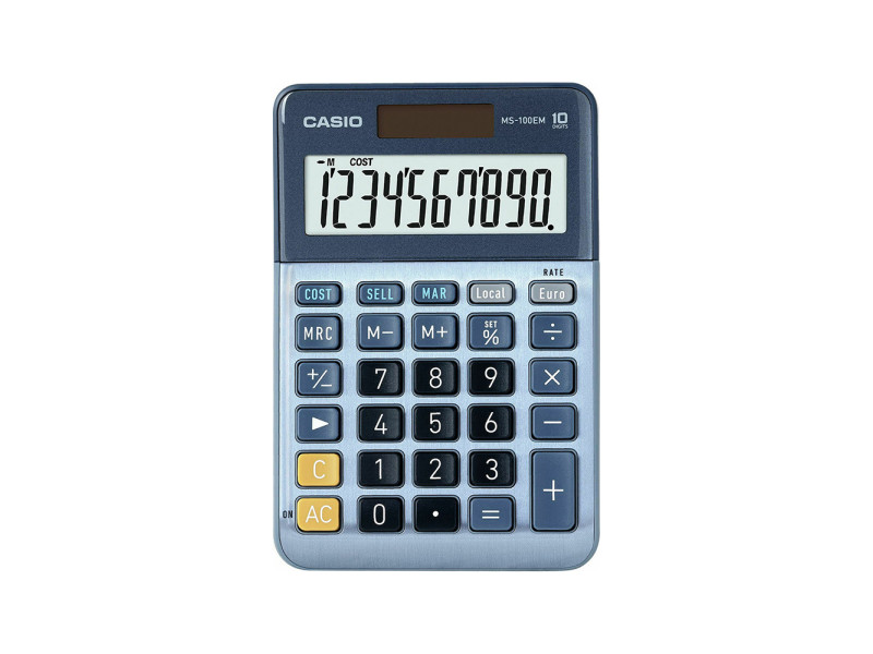 CASIO MS-100EM 10-DIGIT CALCULATOR (MS-100EM) (CASMS100EM)