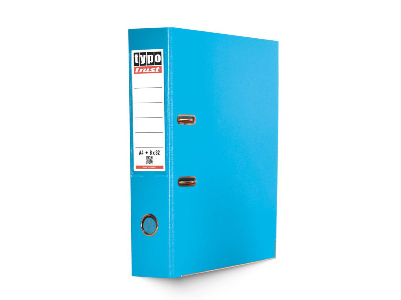 Typotrust Γαλάζιο Κλασέρ από Χαρτόνι με Πλαστική Επένδυση 8/32 (KP832-15) (TYPKP832-15)