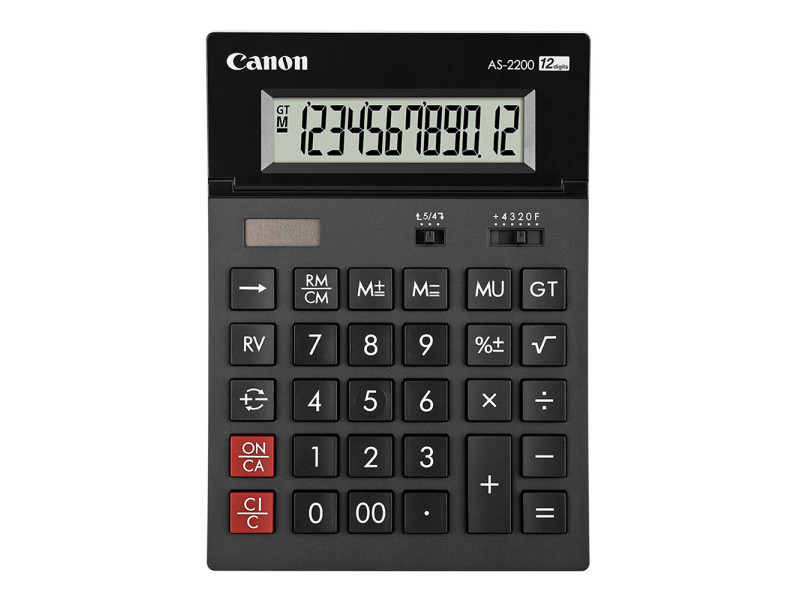 CANON AS-2200 12-DIGIT CALCULATOR (4584B001) (CANAS2200)