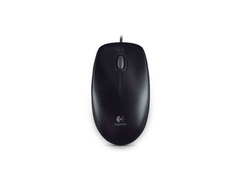 Logitech B100 Optical Mouse (Black) (910-003357)