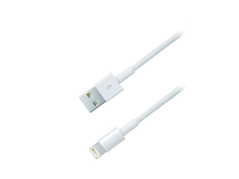 Καλώδιο MediaRange USB 2.0 A plug/Apple lightning plug (8-pin) 1.0M White (MRCS137)