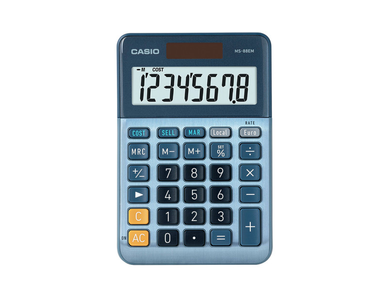 CASIO MS-88EM 8-DIGIT CALCULATOR (MS-88EM) (CASMS88EM)