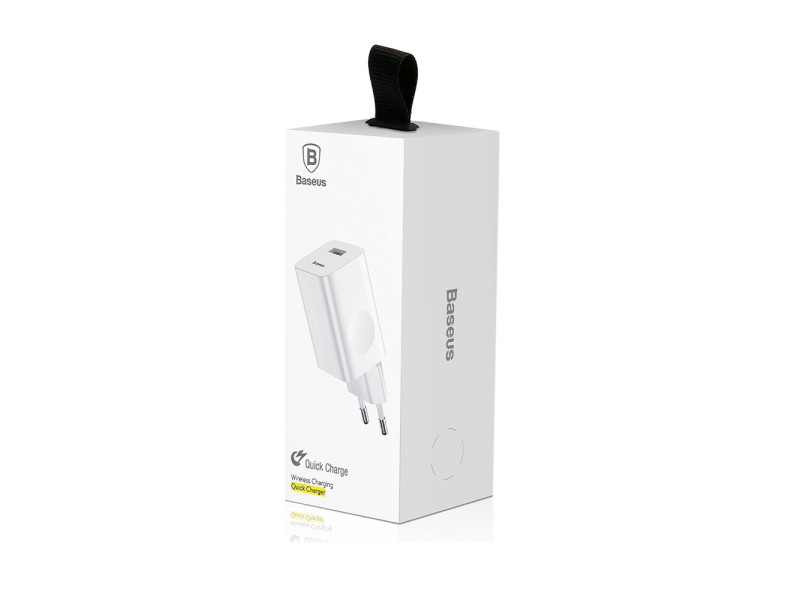Baseus Travel Charger Quick Charger White EU (CCALL-BX02) (BASCCALL-BX02)