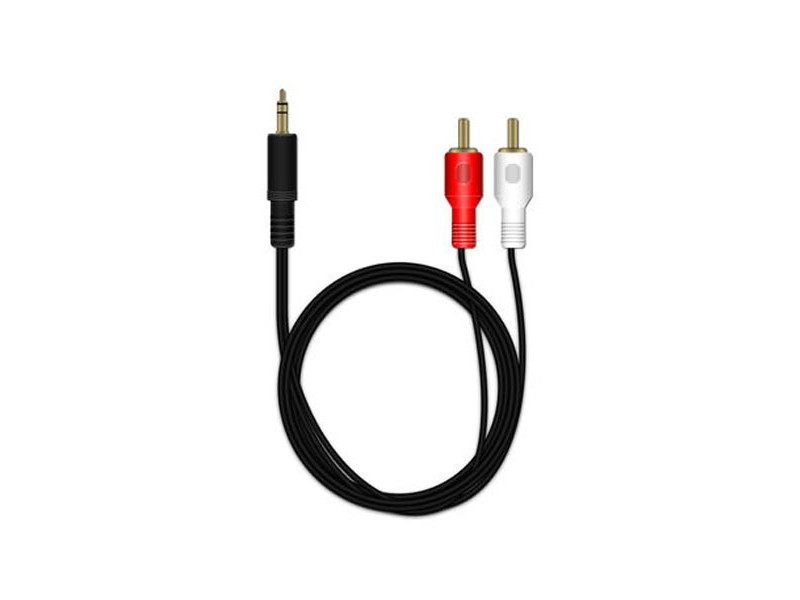 Καλώδιο MediaRange RCA/Stereo Jack connection cable 3.5mm., 1.0M Black (MRCS164)