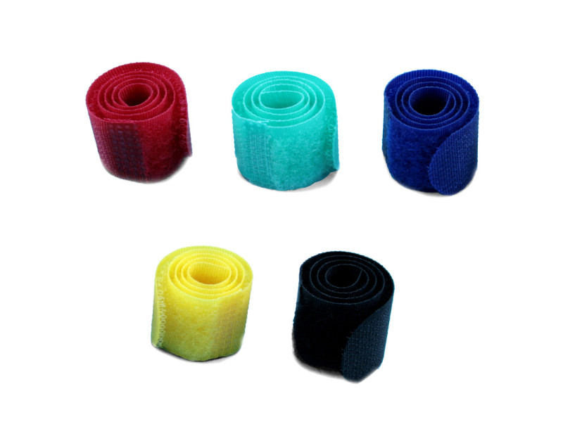 MediaRange Hook and Loop cable ties 16x215mm Assorted Colours (5) (MRCS302)