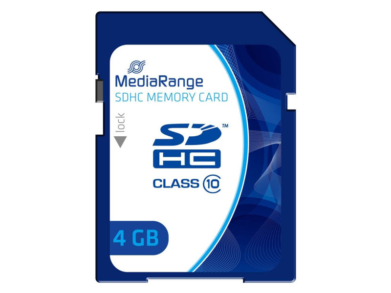 MediaRange SDHC Class 10 4 GB (High Capacity) (MR961)