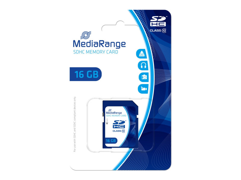 MediaRange SDHC Class 10 16 GB (High Capacity) (MR963)