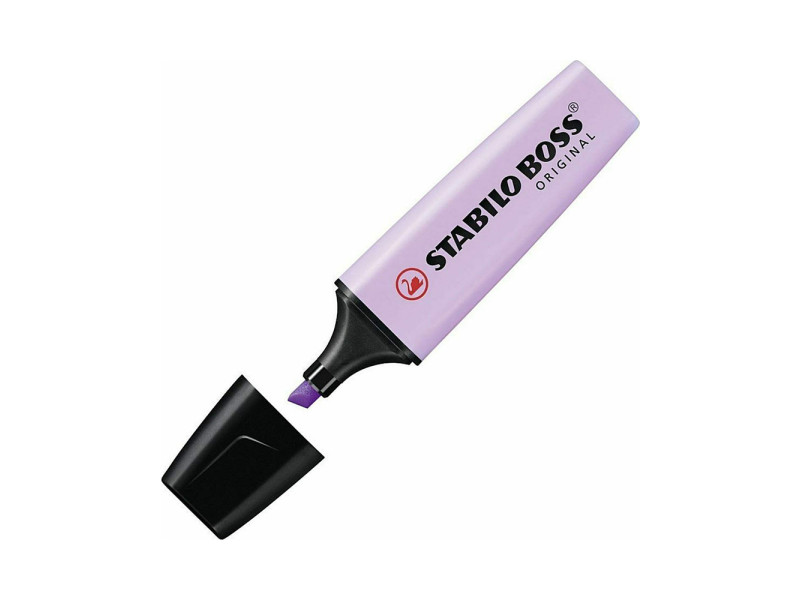 Μαρκαδόρος Υπογράμμισης STABILO BOSS 2 & 5mm (Pastel Lillac) (70/155) (STB70/155)