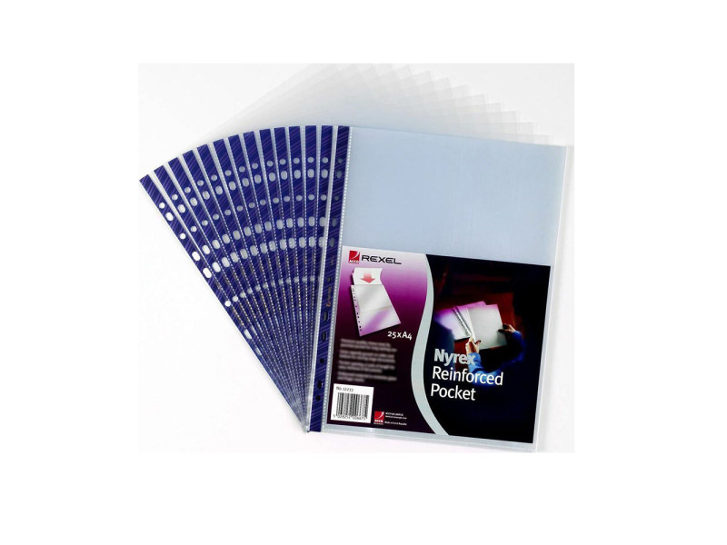 Rexel Ζελατίνα 12233 Blue Top (4 x 25τμχ) (12233BLT) (REX12233BLT)