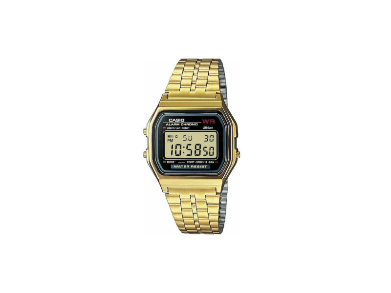 Casio Vintage Iconic Ψηφιακό Ρολόι Μπαταρίας με Μεταλλικό Μπρασελέ Χρυσό (ITA159WGEA-1EF) (CASITA159WGEA1EF)